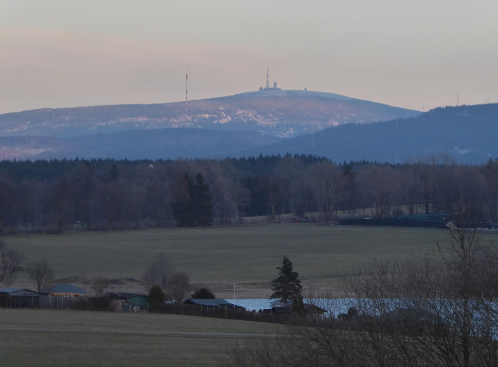 Der Brocken, höchste Berg des Harzes